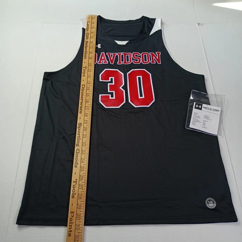 Under Armour Stephen Curry #30 Davidson‎ Wildcats Jersey Men's L NCAA College